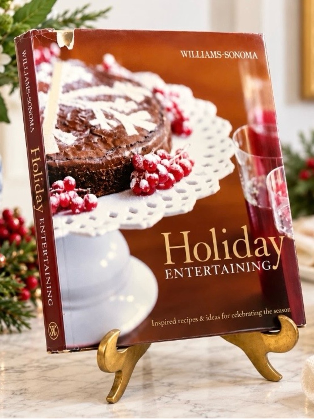 Williams-Sonoma Holiday Entertaining Cookbook 2007 Christmas Recipes Hardcover